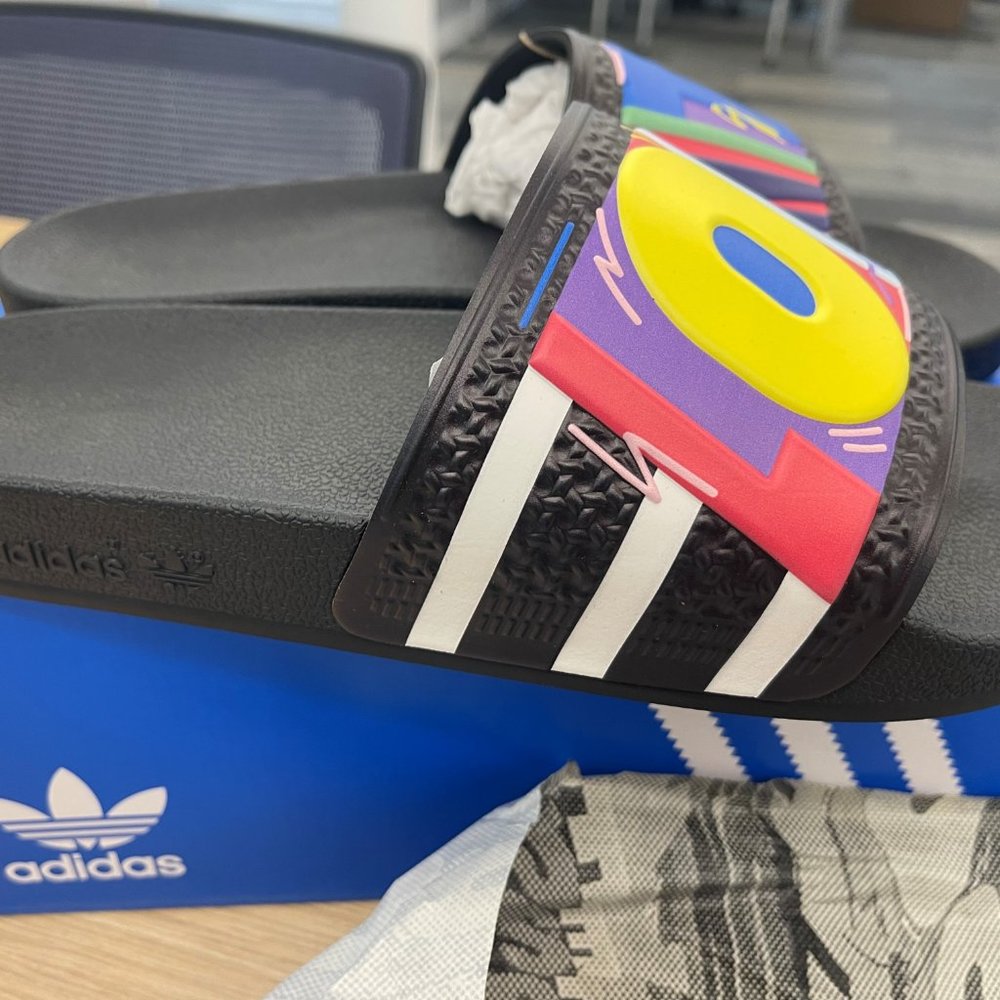 NWT Adidas Pride Collection Slide